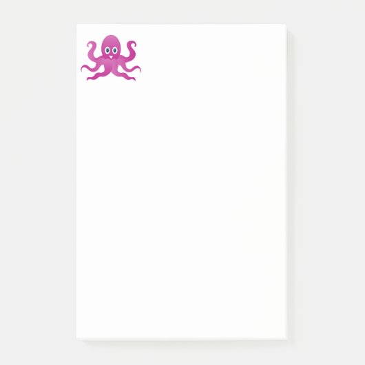 Paarse octopi post-it® notes (Voorkant)