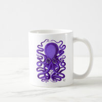 Paarse octopus