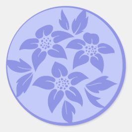 Paarse of Lavendel Envelop Afdichtingen / Cadeau L Ronde Sticker