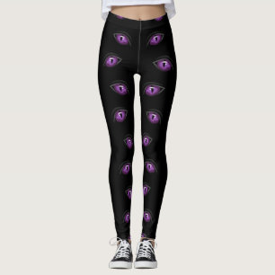 paarse ogen die Thunder_Cove beginnen Leggings