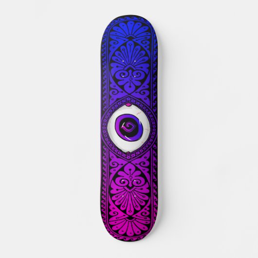 Paarse ogen skateboard (Voorkant)