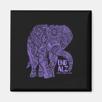 Paarse Olifant Heimerheimer Bewustzijnskleding En Magneet