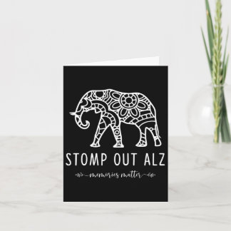 Paarse olifant Heimerheimer Bewustzijnskleding Mem Kaart