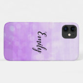 Paarse Ombre Bokeh vervaagd  naam Case-Mate iPhone Case (Achterkant (horizontaal))