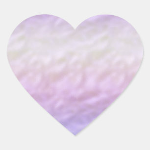 Paarse Ombre Eenhoorn Hart Sticker