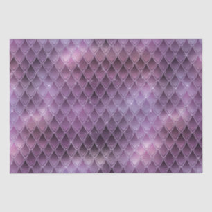 Paarse Ombre & Glitter Dragonschubben die glinster Tissuepapier