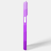 Paarse ombre gradiënt geometrisch mesh patroon Case-Mate iPhone case (Achterkant / Rechts)