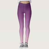 Paarse Ombré  Leggings (Voorkant)