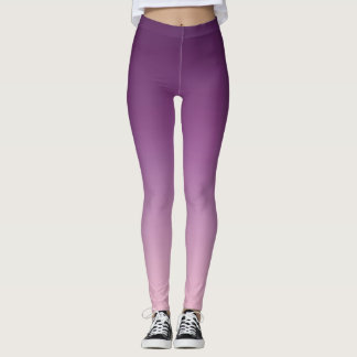 Paarse Ombré  Leggings