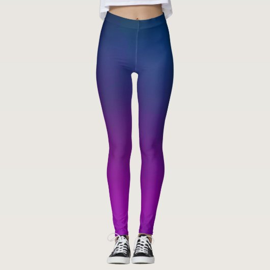 Paarse Ombre Leggings (Voorkant)