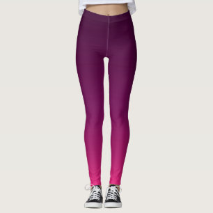 Paarse ombre leggings
