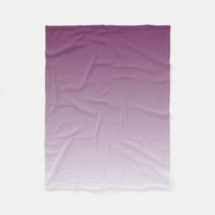 Paarse ombre - modern fleece deken