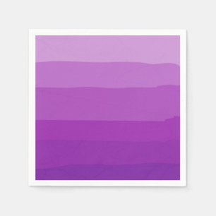 Paarse Ombre papieren servetten