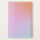 Paarse Ombre Sky gepersonaliseerd 2025 Planner (Achterkant)