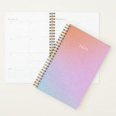 Paarse Ombre Sky gepersonaliseerd 2025 Planner (Display)