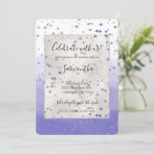 Paarse Ombre Stars Kaart (Staand voorkant)