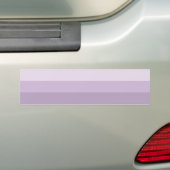 Paarse Ombre Striped Bumpersticker (Op auto)
