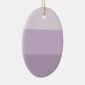 Paarse Ombre Striped Keramisch Ornament (Rechts)