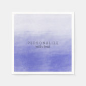 Paarse Ombre Waterverf Servetten (Voorkant)