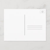 Paarse ontwerp Save the Date Post Kaarten (Achterkant)