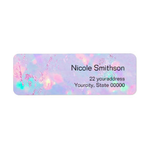 paarse optisch achtergrondetiket etiket