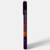 Paarse Oranje Nebula Inspirerend Quote Case-Mate iPhone Case (Achterkant / Links)