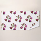 PAARSE ORCHID-DLOWER BADHANDDOEK (Badhanddoek)