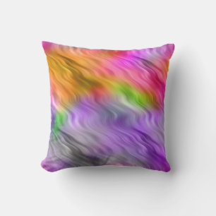 Paarse Orchid Wavy Texture Kussen