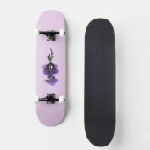 Paarse orchidebloem, Skateboard (Voorkant)