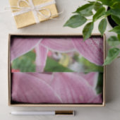 Paarse Orchidee Elegant Floral Tissuepapier (Geschenk)