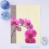 Paarse orchidee flyer (Enkel)