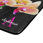Paarse Orchidee Snijplank (Hoek)