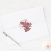 Paarse Orchidee Stickers (Envelop)