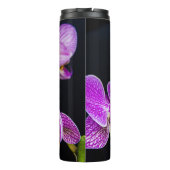Paarse orchidee thermosbeker (Achterkant)
