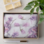 Paarse Orchidee Vloeipapier Tissuepapier (Geschenk)