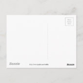 Paarse orchideeën briefkaart (Achterkant)