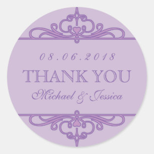 Paarse    Ornament voor Stickers