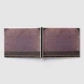 Paarse oude boek gastenboek (Volledig)