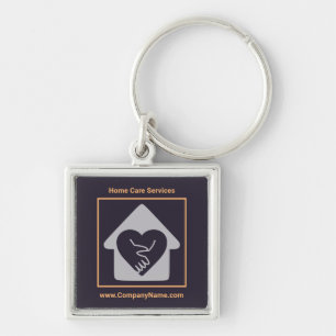 Paarse Ouderen - Aangepaste Logo voor speciale act Sleutelhanger