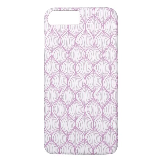 Paarse ovale strepen Case-Mate iPhone case (Achterkant)