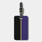 Paarse overheid bagagelabel (Voorkant verticaal)