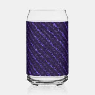 Paarse Overreding Blikvorm Glas