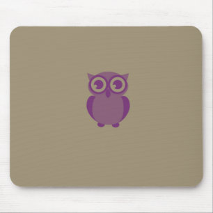 Paarse Owl Mousepad Muismat