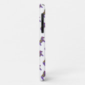 Paarse paard iPhone Case (Achterkant/links)