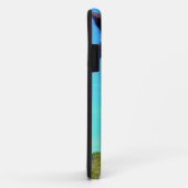 Paarse paarden met groene mond Case-Mate iPhone case (Achterkant/rechts)