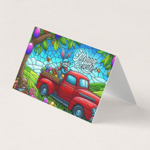 Paarse paasnijlpaard kaart