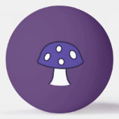 Paarse paddenstoel Ping Pong Ball (Voorkant)