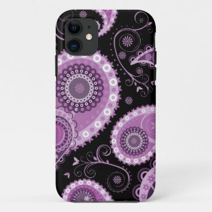 Paarse Paisley iPhone 5 Hoesje