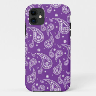 Paarse Paisley iPhone 5 Phone Case