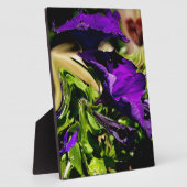 Paarse paniek fotoplaat (Zijkant)